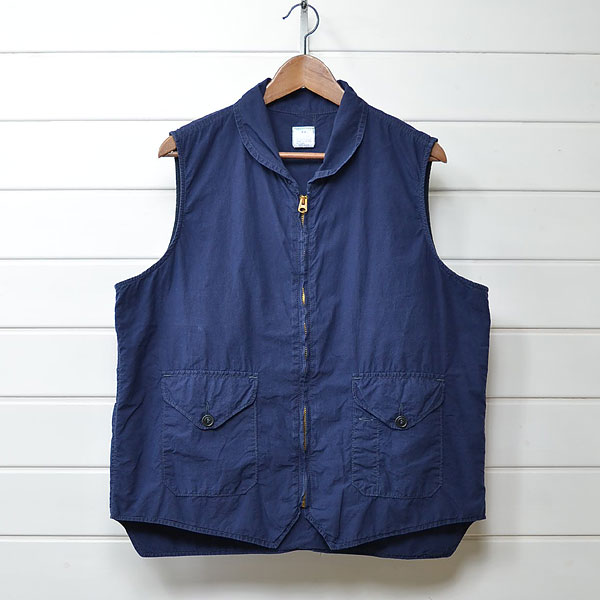 POST OVERALLS ポストオーバーオールズ｜navy-cruz vest ネイビー