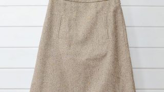 アトリエナルセ recycle wool tweed スカート F キャメル atelier naruseのお買取
