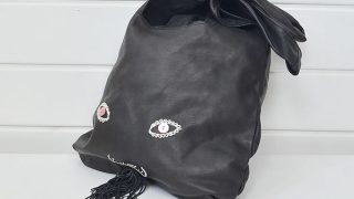 ミナペルホネン レザー usa bag ブラック mina perhonenのお買取