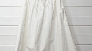アトリエナルセ ギャザー スカート F オフホワイト atelier naruseのお買取